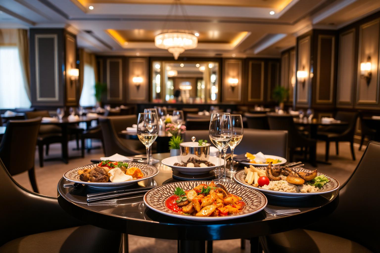 مطعم راقي — Elegant dining